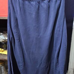 Woman Within Women's Navy and Blue Skirt